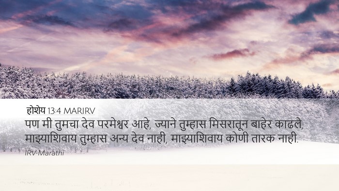 होशेय 13:4 MARIRV Bible Verse Image