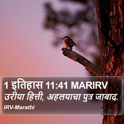 1 इतिहास 11:41 MARIRV Bible Verse Image