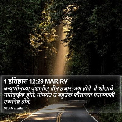 1 इतिहास 12:29 MARIRV Bible Verse Image