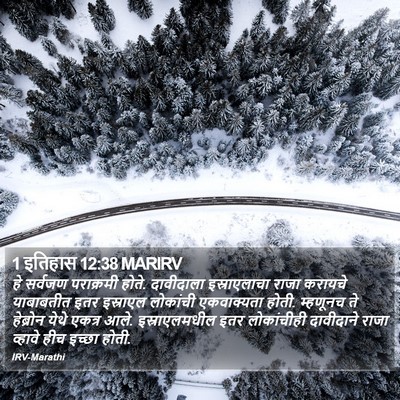 1 इतिहास 12:38 MARIRV Bible Verse Image