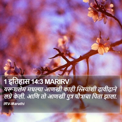 1 इतिहास 14:3 MARIRV Bible Verse Image