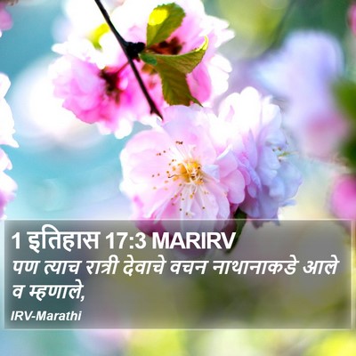 1 इतिहास 17:3 MARIRV Bible Verse Image