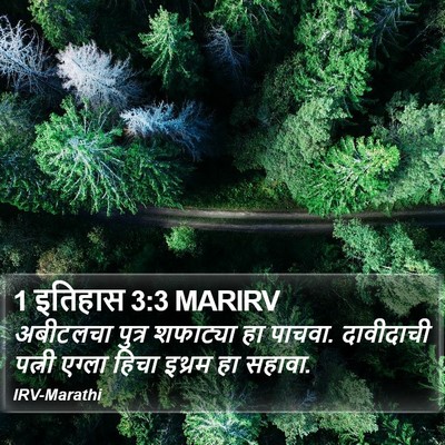 1 इतिहास 3:3 MARIRV Bible Verse Image