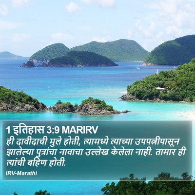 1 इतिहास 3:9 MARIRV Bible Verse Image
