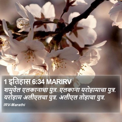 1 इतिहास 6:34 MARIRV Bible Verse Image
