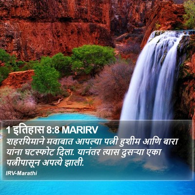 1 इतिहास 8:8 MARIRV Bible Verse Image