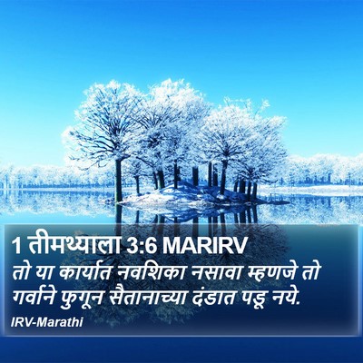 1 तीमथ्याला 3:6 MARIRV Bible Verse Image