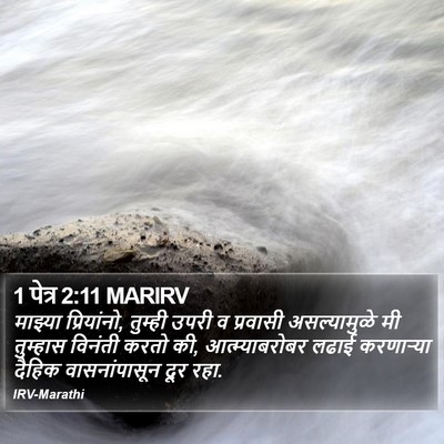 1 पेत्र 2:11 MARIRV Bible Verse Image