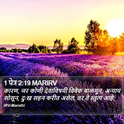 1 पेत्र 2:19 MARIRV Bible Verse Image
