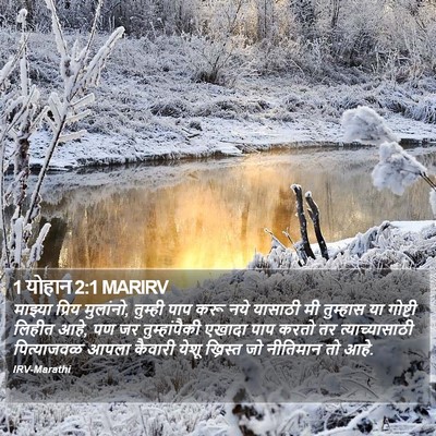 1 योहान 2:1 MARIRV Bible Verse Image