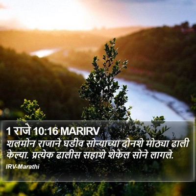 1 राजे 10:16 MARIRV Bible Verse Image