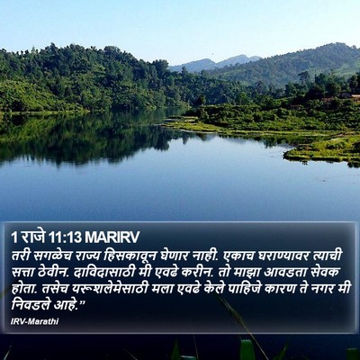 1 राजे 11:13 MARIRV Bible Verse Image