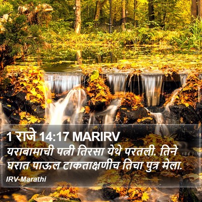 1 राजे 14:17 MARIRV Bible Verse Image