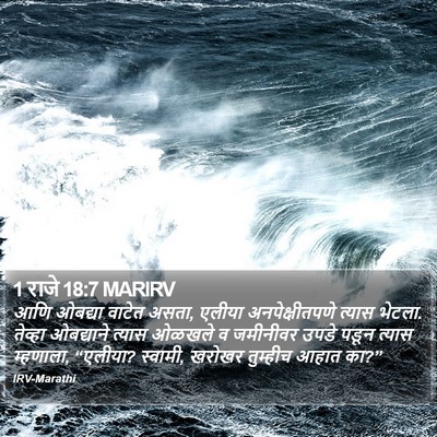 1 राजे 18:7 MARIRV Bible Verse Image