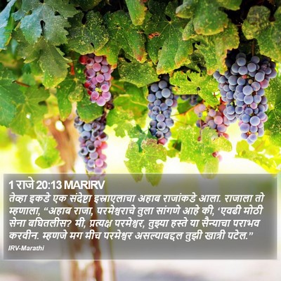 1 राजे 20:13 MARIRV Bible Verse Image