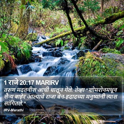 1 राजे 20:17 MARIRV Bible Verse Image