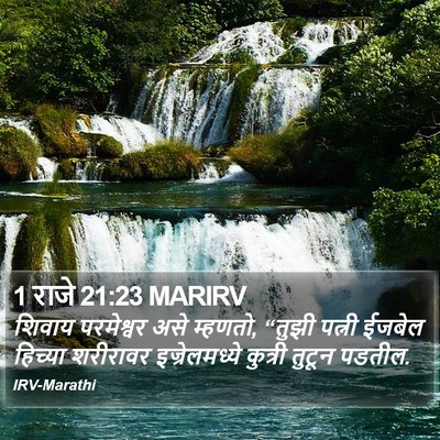 1 राजे 21:23 MARIRV Bible Verse Image