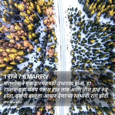 1 राजे 7:6 MARIRV Bible Verse Image