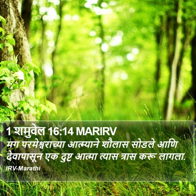 1 शमुवेल 16:14 MARIRV Bible Verse Image