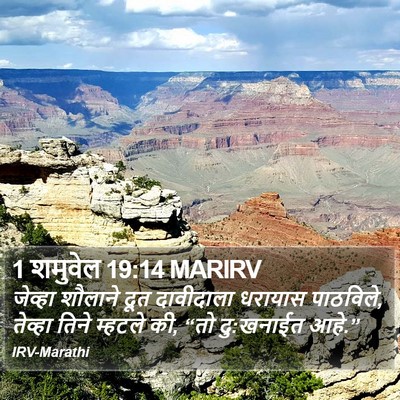 1 शमुवेल 19:14 MARIRV Bible Verse Image