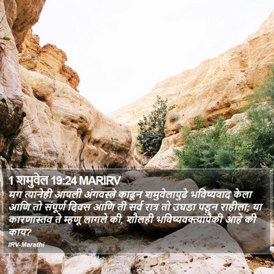 1 शमुवेल 19:24 MARIRV Bible Verse Image