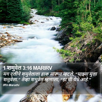 1 शमुवेल 3:16 MARIRV Bible Verse Image