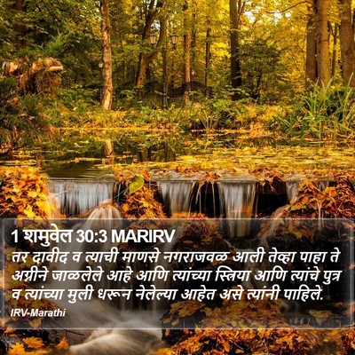 1 शमुवेल 30:3 MARIRV Bible Verse Image