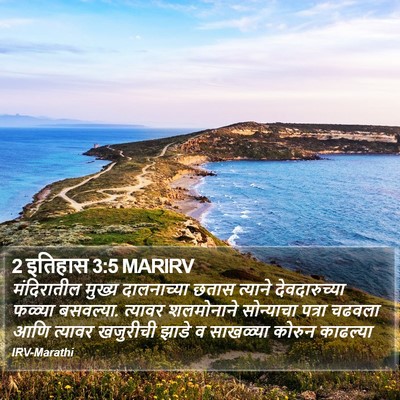 2 इतिहास 3:5 MARIRV Bible Verse Image