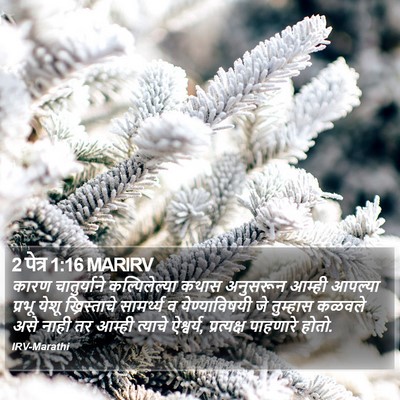 2 पेत्र 1:16 MARIRV Bible Verse Image