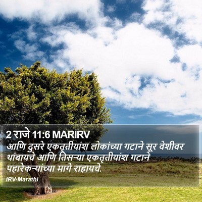 2 राजे 11:6 MARIRV Bible Verse Image