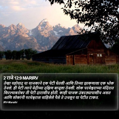 2 राजे 12:9 MARIRV Bible Verse Image