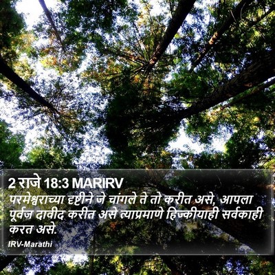 2 राजे 18:3 MARIRV Bible Verse Image