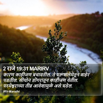 2 राजे 19:31 MARIRV Bible Verse Image