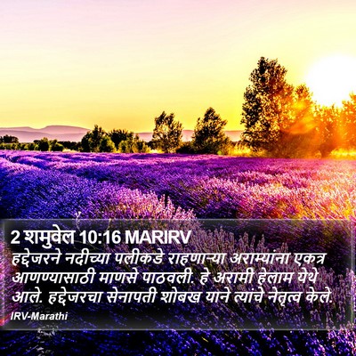 2 शमुवेल 10:16 MARIRV Bible Verse Image
