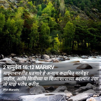 2 शमुवेल 16:12 MARIRV Bible Verse Image