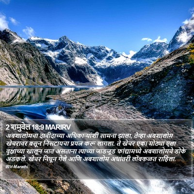 2 शमुवेल 18:9 MARIRV Bible Verse Image