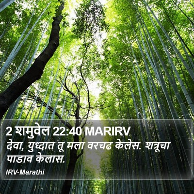 2 शमुवेल 22:40 MARIRV Bible Verse Image