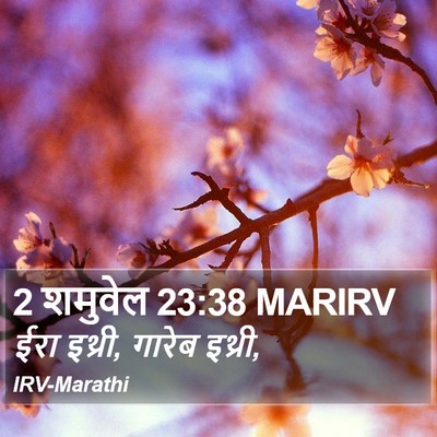 2 शमुवेल 23:38 MARIRV Bible Verse Image