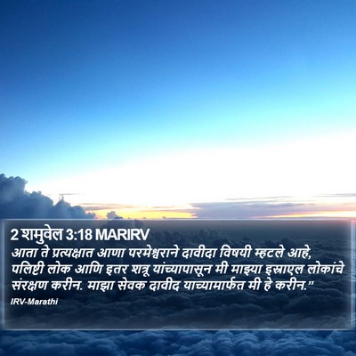 2 शमुवेल 3:18 MARIRV Bible Verse Image