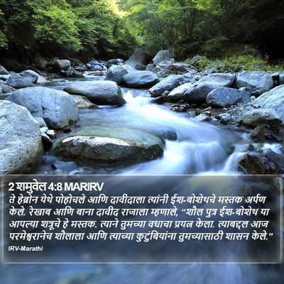 2 शमुवेल 4:8 MARIRV Bible Verse Image