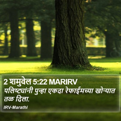 2 शमुवेल 5:22 MARIRV Bible Verse Image