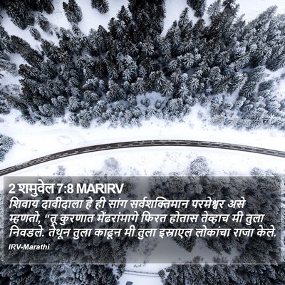 2 शमुवेल 7:8 MARIRV Bible Verse Image