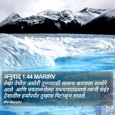 अनुवाद 1:44 MARIRV Bible Verse Image