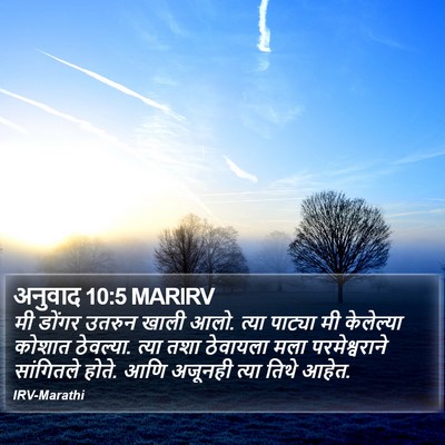 अनुवाद 10:5 MARIRV Bible Verse Image