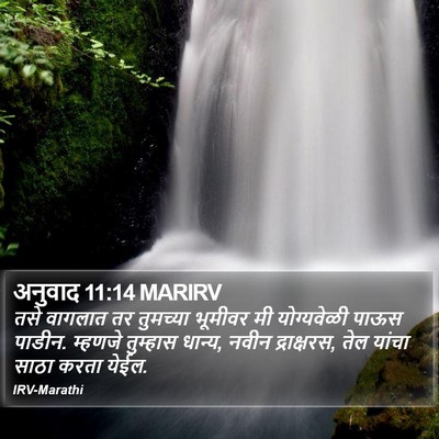 अनुवाद 11:14 MARIRV Bible Verse Image