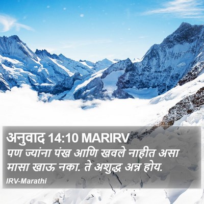 अनुवाद 14:10 MARIRV Bible Verse Image
