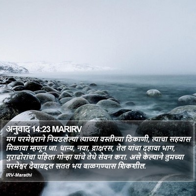 अनुवाद 14:23 MARIRV Bible Verse Image