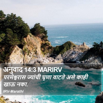 अनुवाद 14:3 MARIRV Bible Verse Image