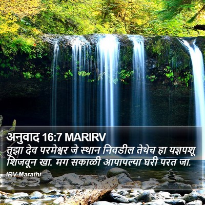 अनुवाद 16:7 MARIRV Bible Verse Image