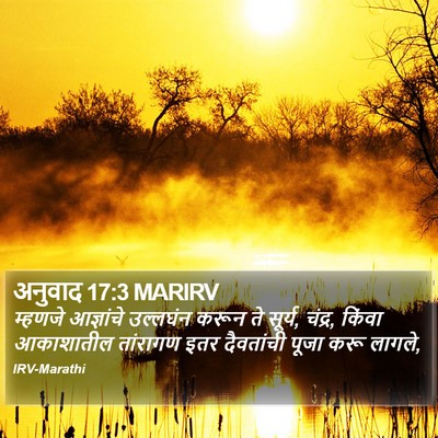 अनुवाद 17:3 MARIRV Bible Verse Image